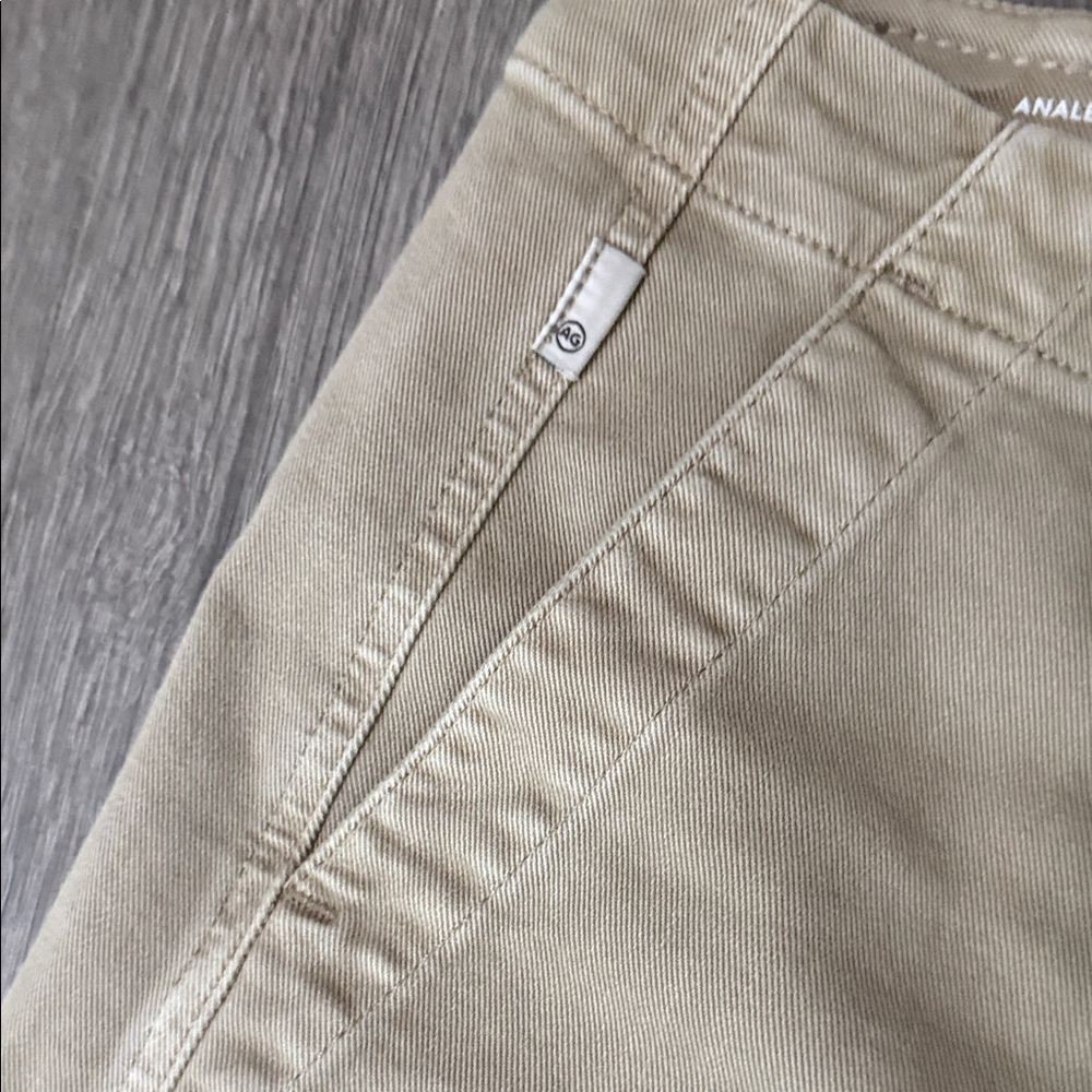 AG Analeigh Women's Straight Utility Chinos in Beige - Picture 4 of 9